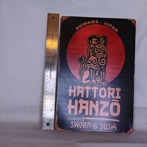 Hattori Hanzo Sword & Sushi Sign